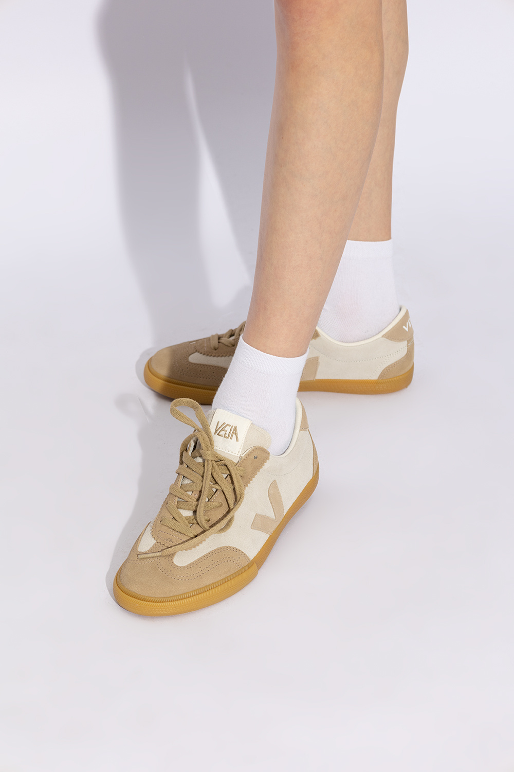 Beige 'Volley Suede' sports shoes Veja